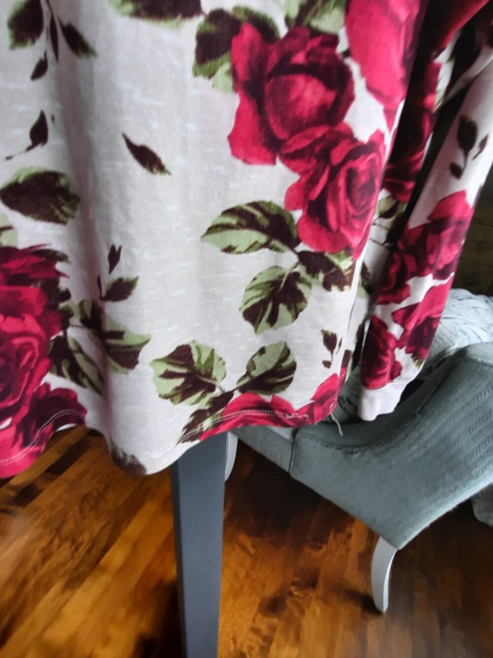 Betsey Johnson bold floral cotton tee - Picture 5 of 7